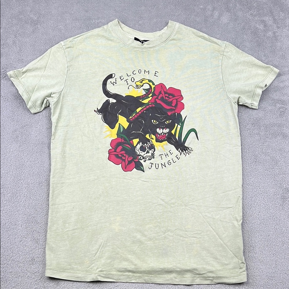 Cotton On XXS Relaxed Boyfriend Tee Graphic T-Shirt in Light Green